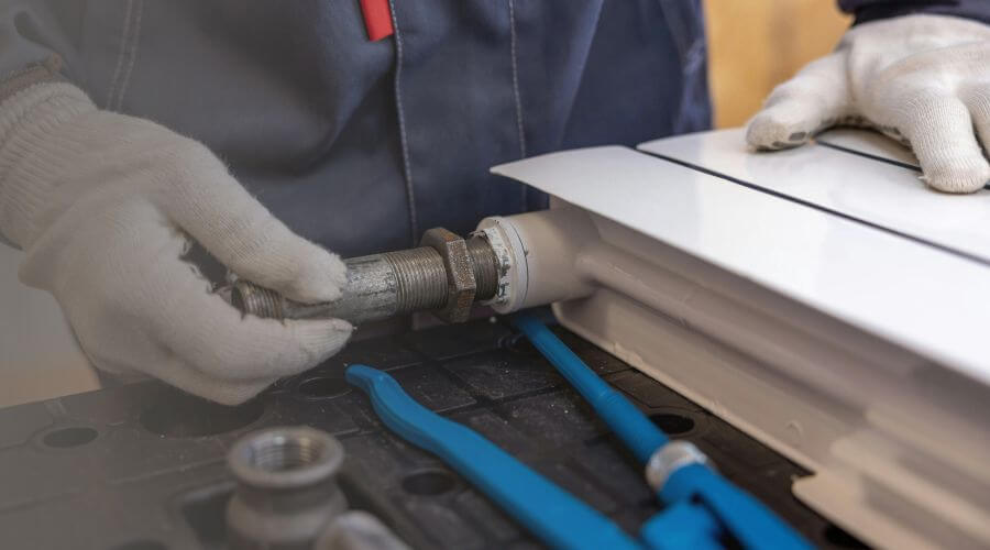 Gas Line Leak Repair in Hunters, WA
